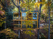 The Cūbus - 360° Glass Treehouse in the Canopy