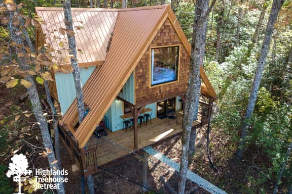 The Carpentree - A-Frame Treehouse & Giant Net - Image 1
