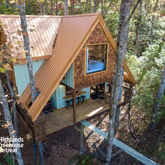 The Carpentree - A-Frame Treehouse & Giant Net - Image 1