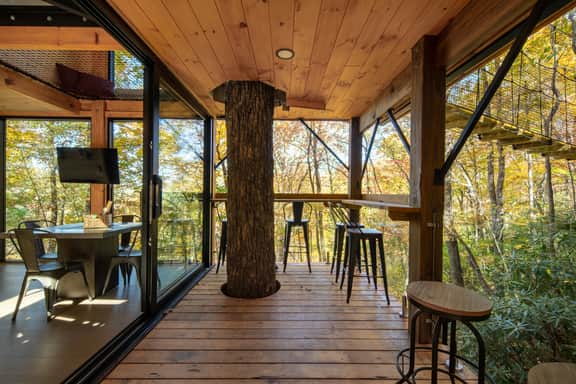 360° Glass Treehouse in the Canopy - The Cūbus