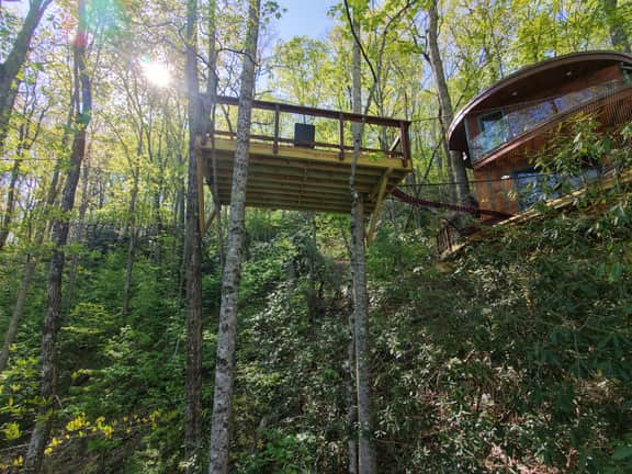 The Mēos - Earthy Treehouse & Suspended Platform - Image 5